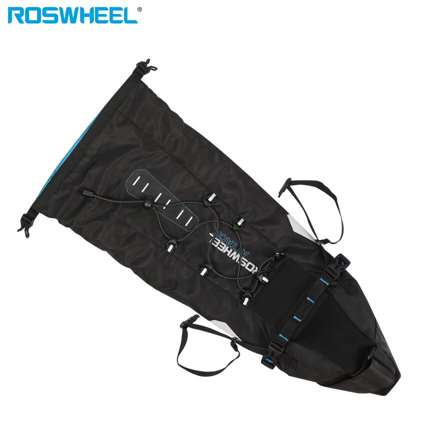 Roswheel Fiets 100% Waterdichte Zadeltas Mtb Fietstas Achterbank Bag Fietstas Cyclus Fietsen Tassen Accessoires 10L