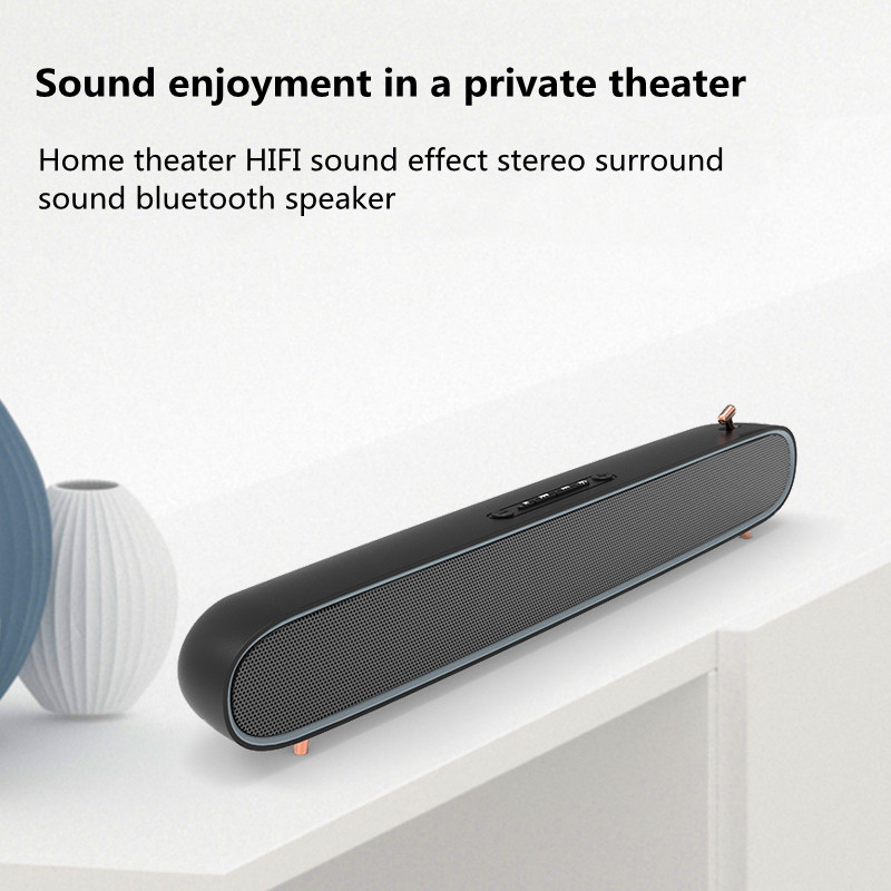 Home Theater Soundbar Voor Tv Computer Fun Schakelaar Draadloze Bluetooth Speaker Surround Stereo Subwoofer Sound Box Aux Tf Boombox