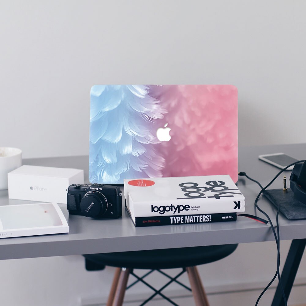 Fantasy feather Vinyl kalkomania naklejka na DIY MacBook Air Pro Retina 11 13 15 cal naklejka na Mac Laptop pełna pokrywa naklejka skóry