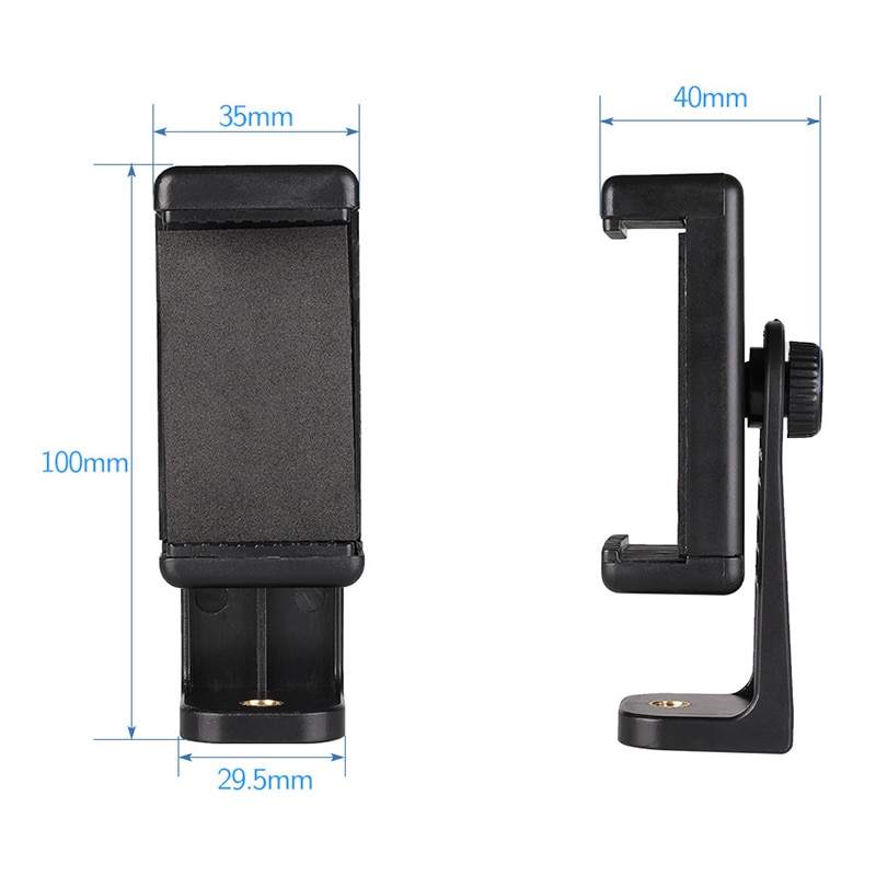 Trípode Vibrato en vivo, trípode telescópico plegable, Selfie móvil de escritorio para teléfono, soporte de cámara de fotografía para exteriores, ligero y resistente: Trumpet Live Clip