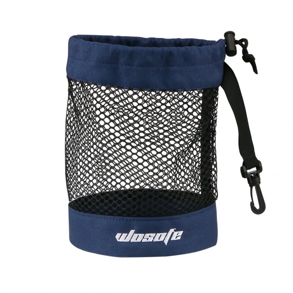 Golfbal Opbergtas Met Hangende Gesp Grote Capaciteit Golfbal Draagtas Draagbare Golf Accessoire Organizer Pouch: Sky Blue