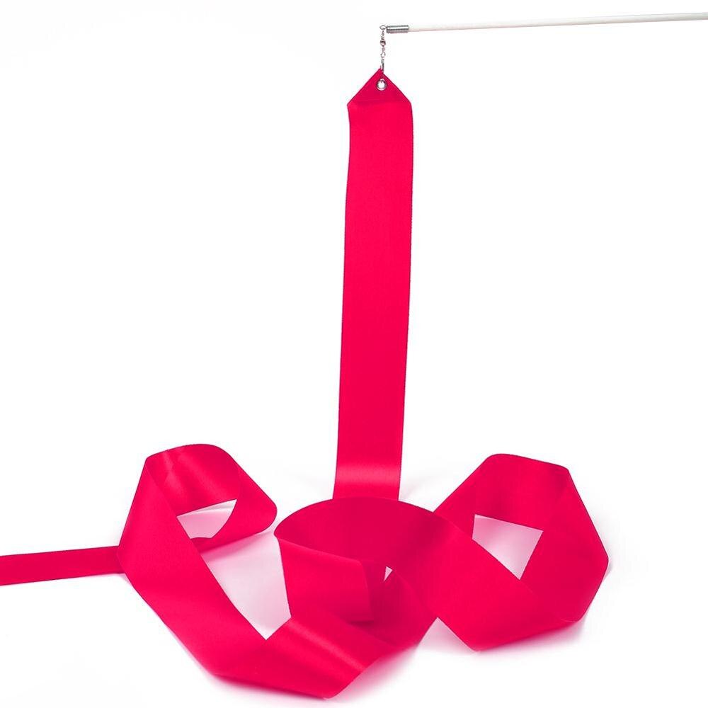 relefree Newly Dance Ribbon Ballet Twirling Stick 4m Rhythmic Art Gym Dance Gymnastic Ribbon Streamer Training Equipment: G