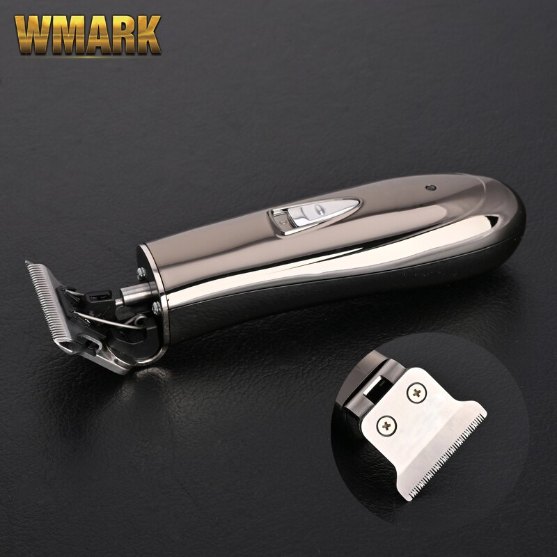 WMARK NG-201 7000 RPM cortador de corte cero detalle recortador barba coche cortadora de pelo eléctrico razor edge t-wide blade JM-720A