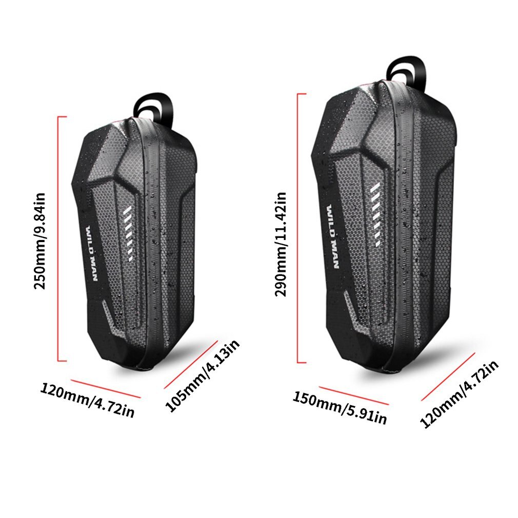 Bicicleta plegable para patinete eléctrico, funda dura Eva, bolsas para el coche, accesorios para Scooter