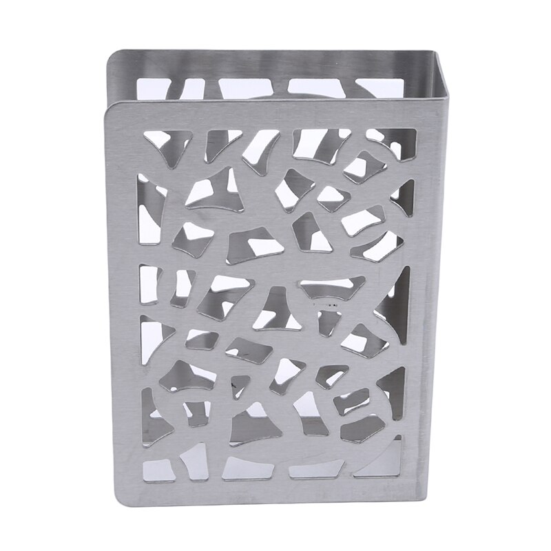 Stainless Steel Paper Towel Rack Restaurant Paper Towel Holder Simple Vertical Napkin Clip Hotel Napkin Seat