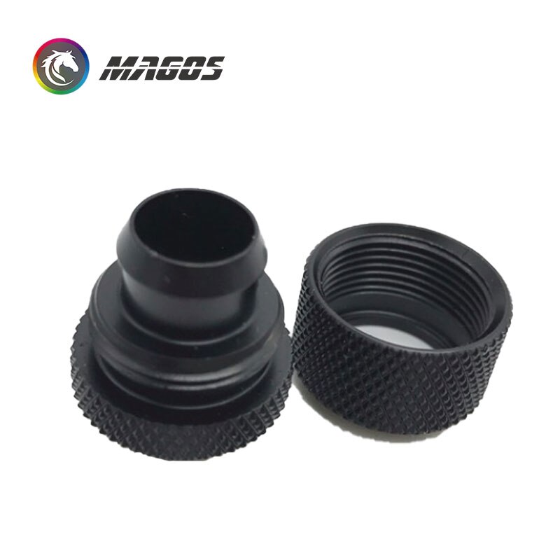 8 Stck Schlauch Hand Kompression passend zu, weiche Rohr Stecker Verwendet Für 3/8&#39;&#39; PVC Rohr 9,5x12,7mm Computer Wasser Kühlung, Schwarz/Silber