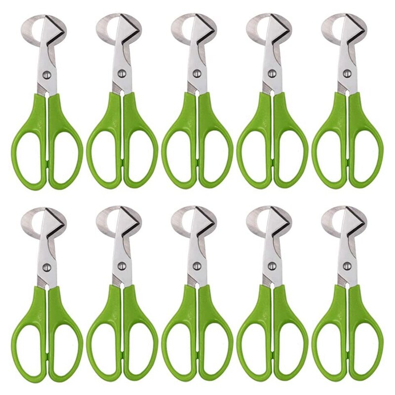 10PCS Stainless Steel Quail Egg Cutter Scissors Pi... – Vicedeal
