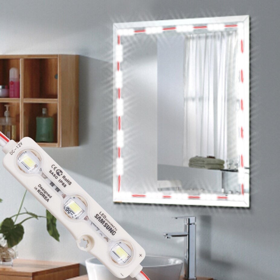 Hollywood Style LED Vanity Mirror Lights Kit Dimmable Bulbs and Power Plug,Lighting Fixture Strip for Makeup Vanity Table