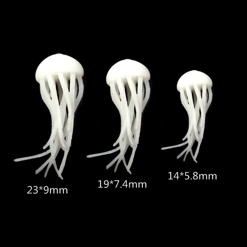 1set Mini Jellyfish Modeling Epoxy Resin Mold Ocean Theme Fillers DIY Filling Materials: Jellyfish B