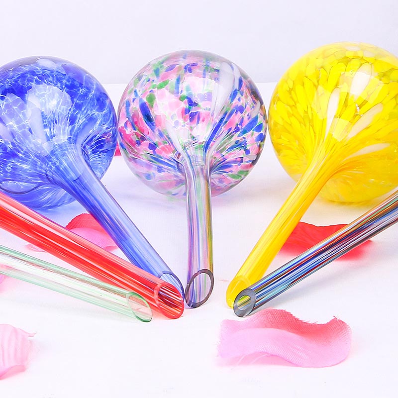 Plant Watering Globes Automatic Watering Globe Mini Decorative Hand-Blown Glass Small Plant Watering Tool NW