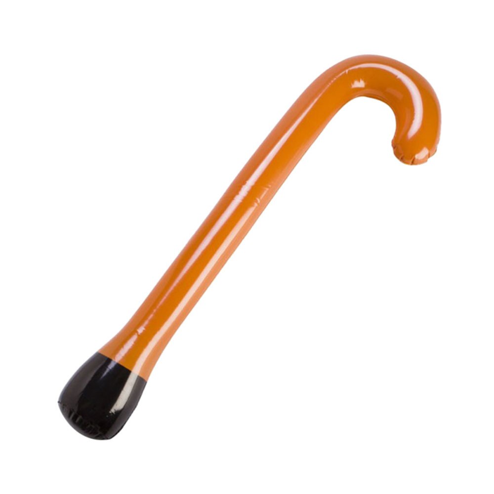 2pcs Inflatable Zimmer Frame and Walking Stick Blow Novelty Dress Prop Accessory