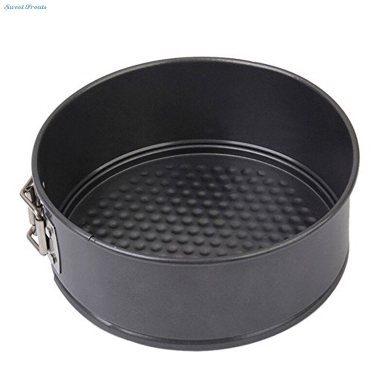 Sweettreats Carbon Staal Non-stick Lekvrij Springvorm Pan Cake Mallen-18 Cm-7 Inch