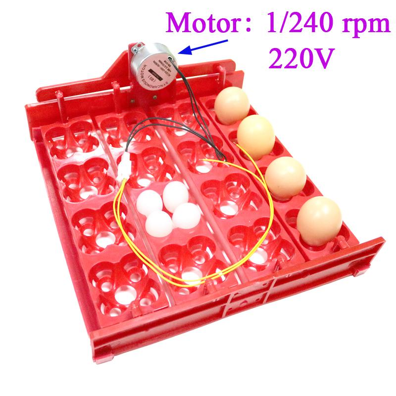Incubadora automática de huevos de gallina, 16 huevos/64 pájaros, palomas y otras aves, equipo de incubación con Motor: 1I240rpm 220V