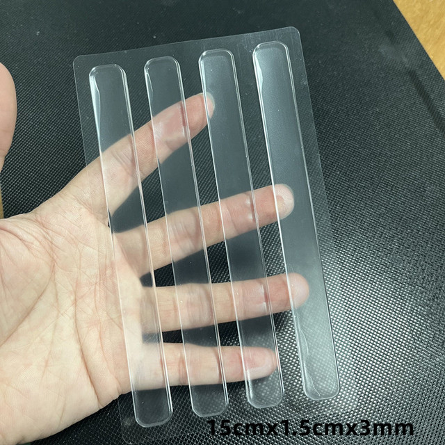 Almohadillas autoadhesivas de silicona para muebles, almohadillas para parachoques de cuna, tira anticolisión para refrigerador, Protector de pared, Tope de puerta, silenciador: Bronce