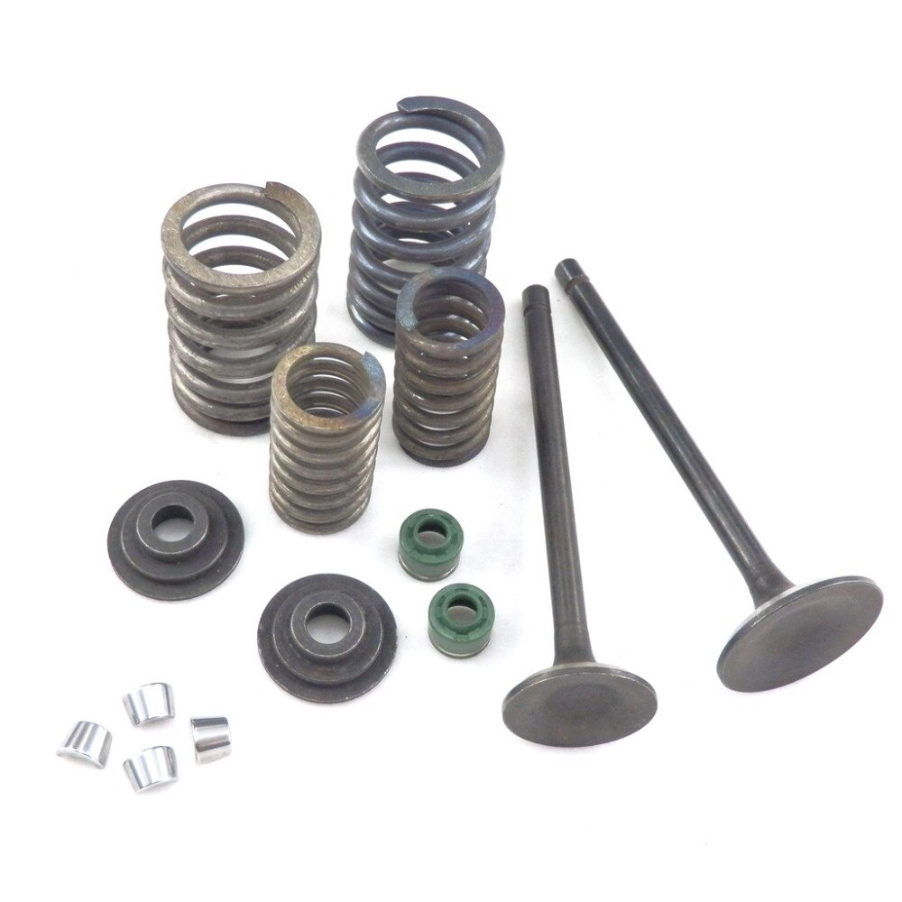 Motorcycle Valve Set With Springs Seal for Chinese Scooter 125cc engines CG125 copy 156FM1 Moped ATV Part