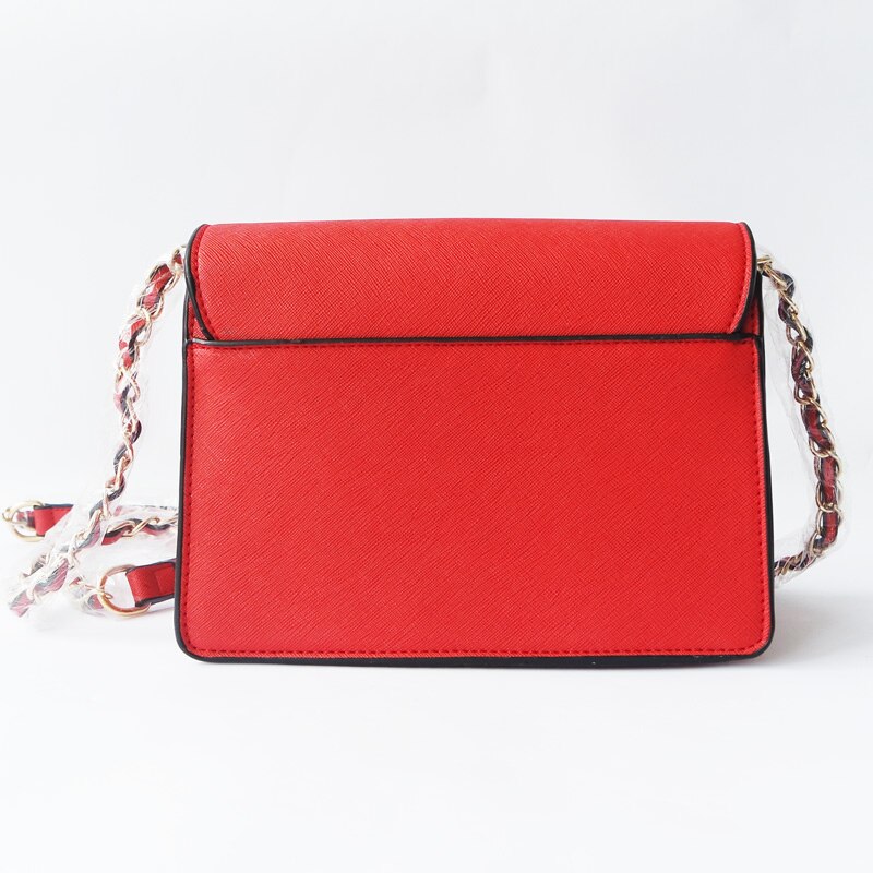 Sacs à Main de styliste pour femmes, sacoche de soirée à bandoulière avec chaîne et coque: Rouge