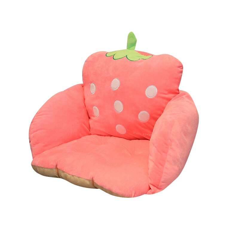 Coussin confortable en peluche de carotte pour étudiant | Coussin Husky épais et pour siège, coussin antidérapant pour bureau, coussin pour chaise d'ordinateur