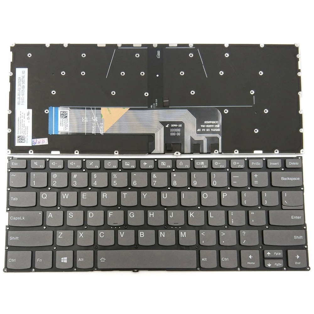 Bærbart tastatur til lenovo bøye seg 6-14 ikb 6-14 arr yoga 530-14 ikb 530-14 arr 730-13 ikb 730-13 iwl 730-15 ikb 730-15 iwl serie