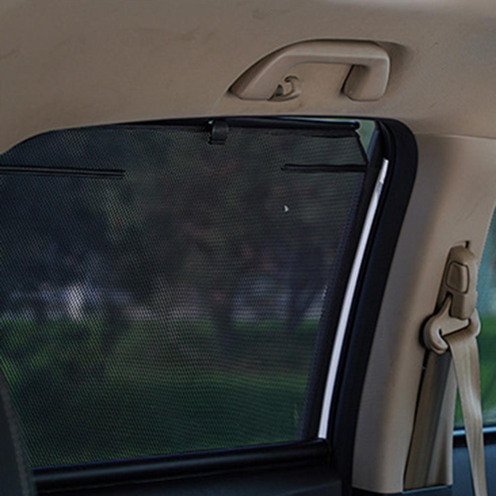 Cortinas enrollables para coche, parasol automático, cortina UV para ventana lateral, parasol de malla, películas para ventana