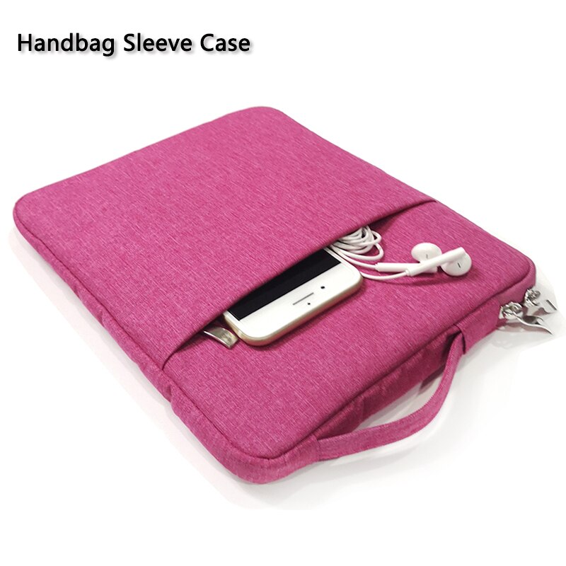 Handtas hoes tas hoes voor chuwi  hi9 air/hipad x hibook  hi10 pro remix 10.1 inch tablet schokbestendig waterdicht tasje: Stijl 1 roosrood