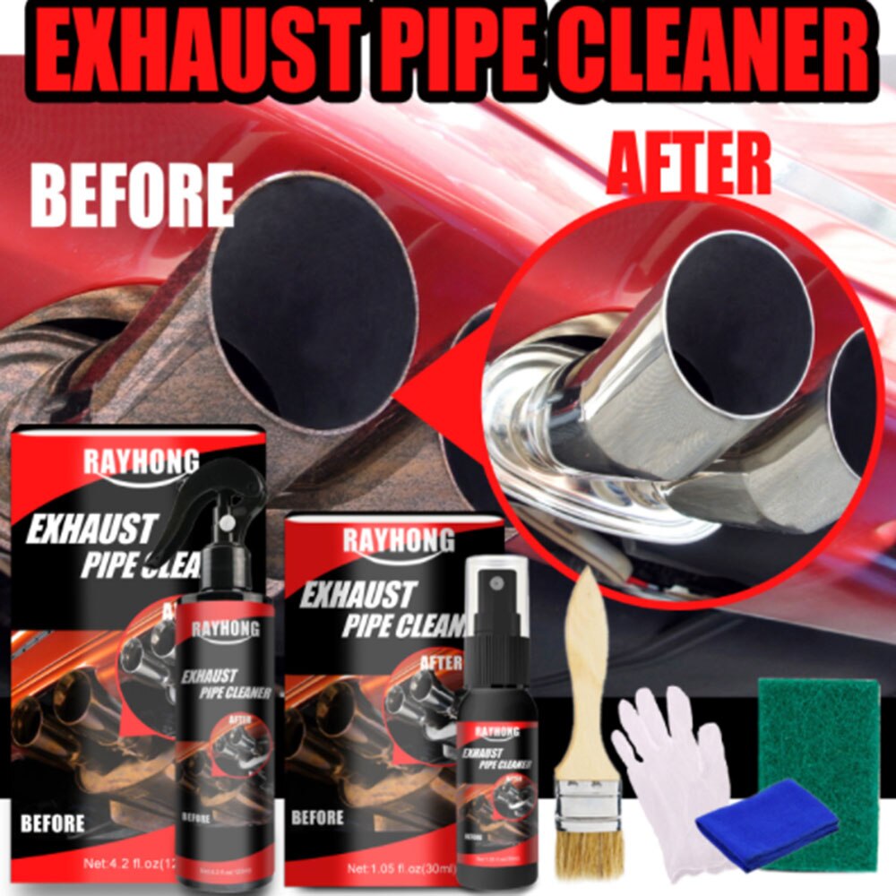 30 ML Car motorcycle Exhaust Pipe Cleaner Car Repair Maintenance Tool Exhaust Cleaning Beauty Pipe