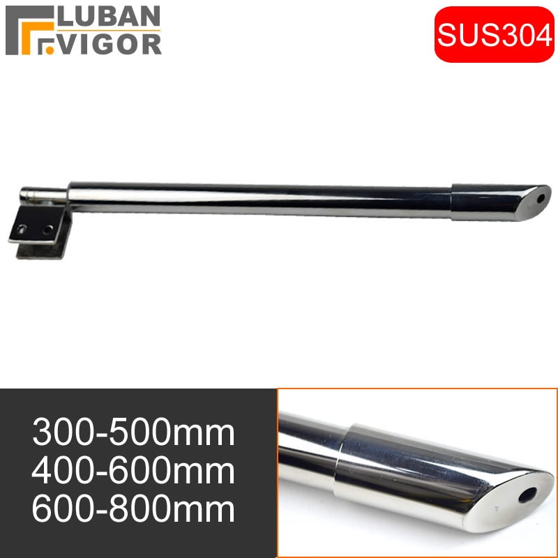 Stainless steel 304 Shower Glass door fixed rod,Bathroom glass support clamps,Beveled clip,Stretchable length,shower accessories