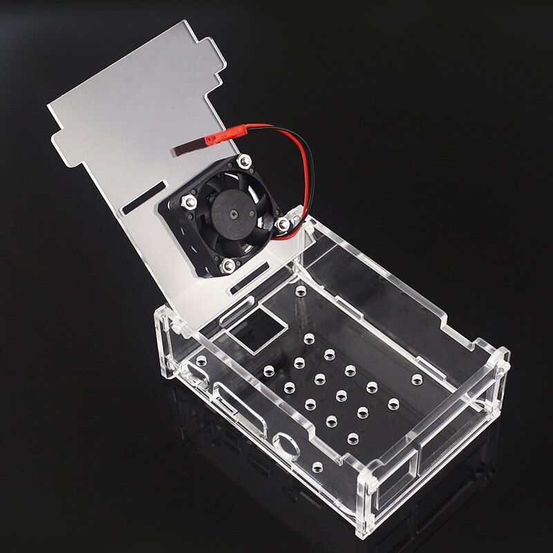 Raspberry Pi 4 – écran tactile LCD TFT 3.5 pouces, 480x320, avec boîtier en acrylique, Moddel B: Kit 3