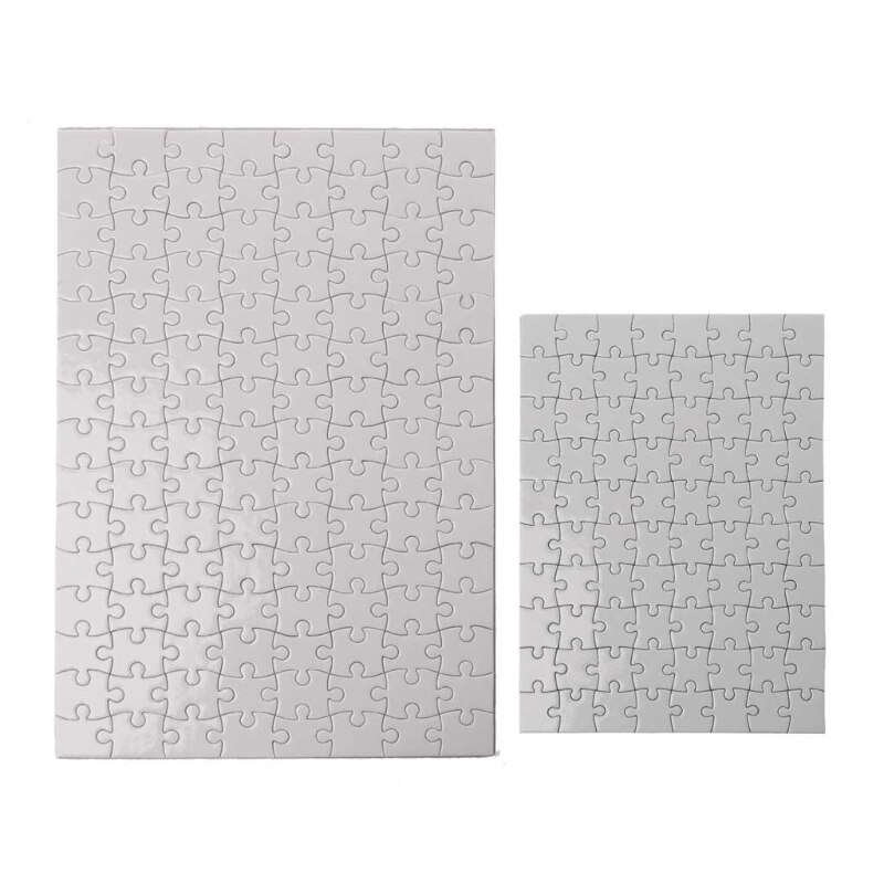 10 paquetes de rompecabezas A4 A5, rompecabezas en blanco de sublimación, artesanía de transferencia de calor DIY BX0D