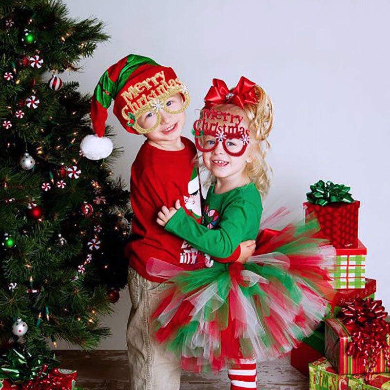 Nowy rok 2021 numer okulary ramka na zdjęcie rekwizyty do fotobudki Navidad ozdoby świąteczne szczęśliwe przyjęcie noworoczne fantazyjne okulary dla dzieci prezent