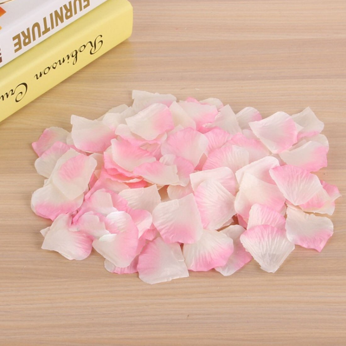 Pétales de roses décoratifs, 1000 fleurs artificielles en soie, pour un mariage: as the picture 11