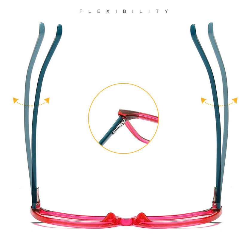 Okulary optyczne rama dla mężczyzn i kobiet okulary korekcyjne z pełnym obrzeżem plastikowe kobiety moda kolorowe okulary kobiecy styl