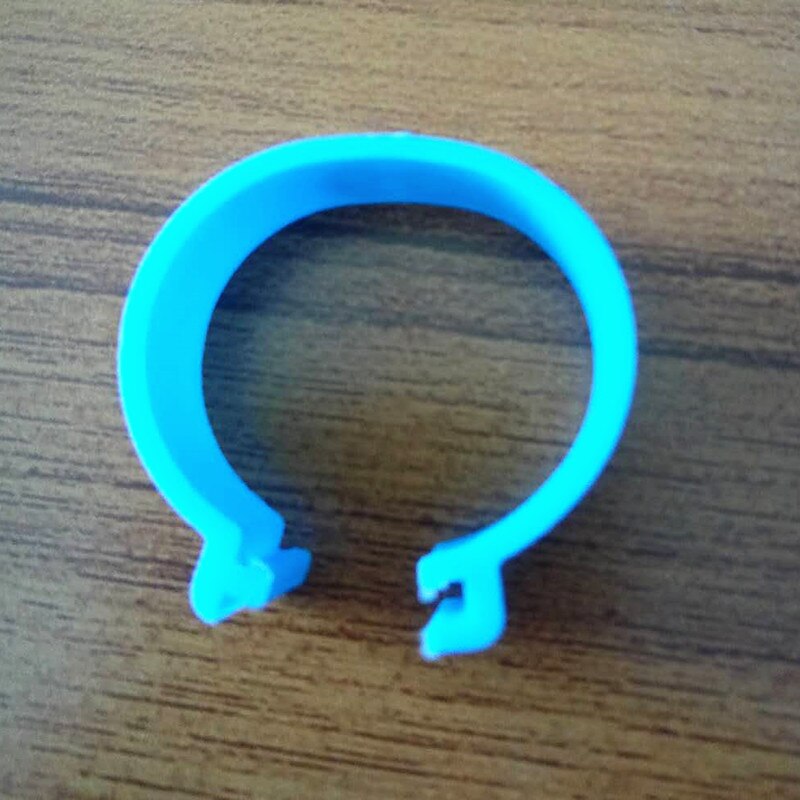 Gratis Kleuren Binnendiameter 1.6 cm Plastic Open Type Gesp Kip Eend Gans voet ring: blue