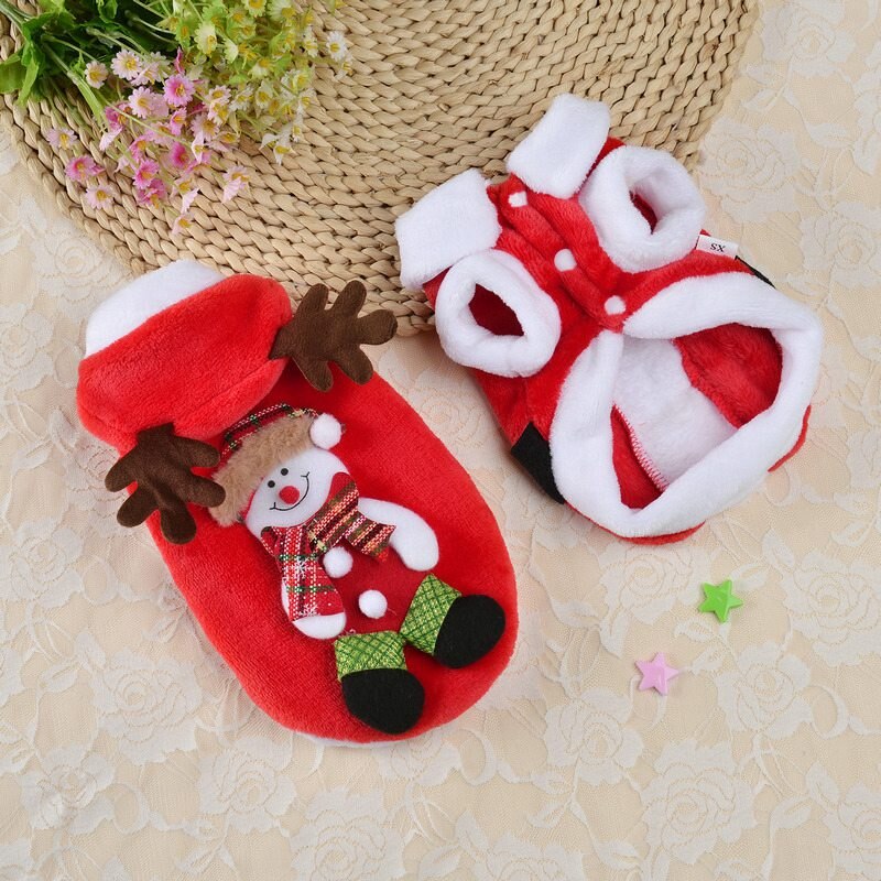 Yorkshire Terrier Vetement Chien Vetement Chat Ropa Para Yorkshire Christmas Dog Costume Dog Christmas Clothes Chihuahua Winter