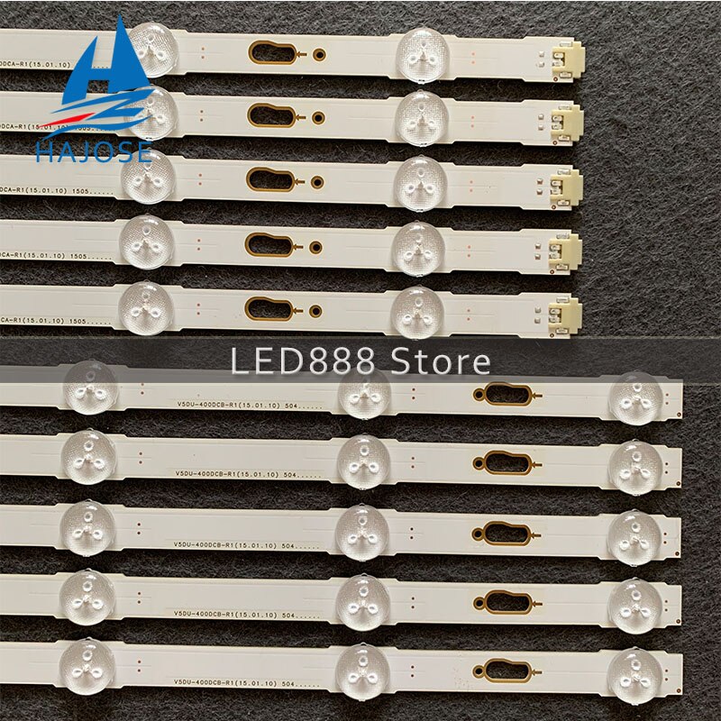 Barra de luz LED, accesorio para Samsung UE40MU6105K UE40JU6500 UE40JU6400 UE40MU6100K UE40JU6000 UE40KU6100 UE40KU6000 BN96-34791A 34792A, 10 unidades