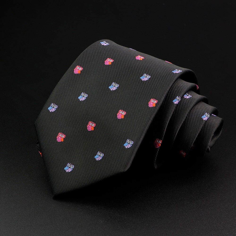 Mannen Stropdas Klassieke Schedel Dier Vruchten Bloemen Patroon 8Cm Jacquard Stropdas Accessoires Dagelijkse Slijtage Das Wedding Party: 43