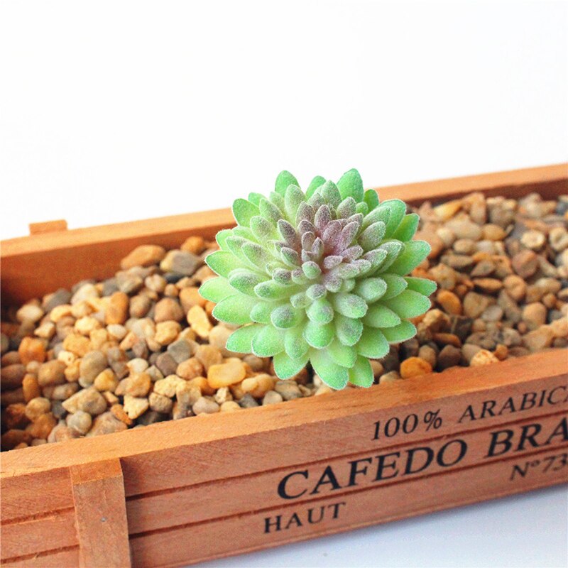 1Pc Groen Paars Rood Massaal Kunstmatige Vetplanten Planten Tuin Decoratie Bloemstuk Badkamer Accessoires Plant: Style29