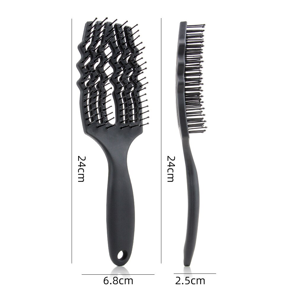 Haar Borstel Haar Kam Detangling Hair Brush Ontwarren Luizen Massage Kam Vrouwen Wirwar Kappers Salon Haar Borstel Kapper