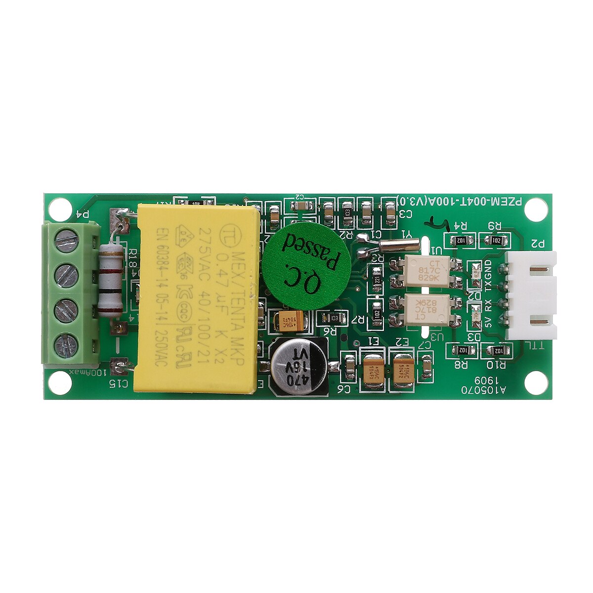 100A Host +Closed CT Digital Display AC Voltmeter Ammeter Power Meter Electric Energy Head Serial Communication 0-100A PZEM-004T