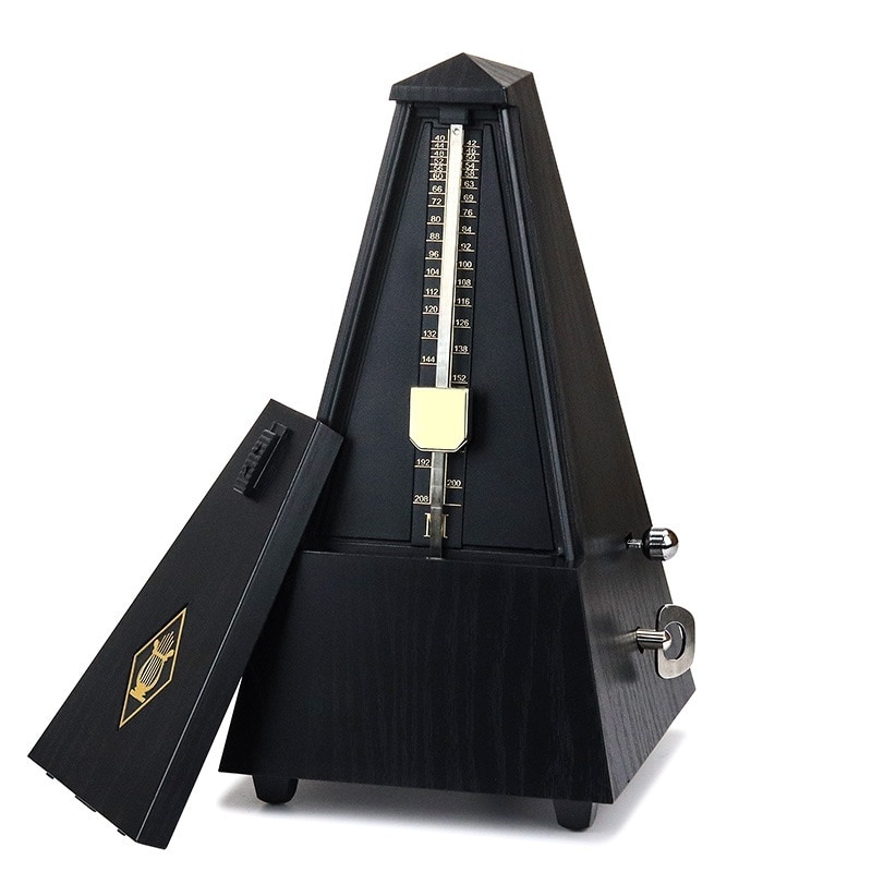 Vintage tour Type Mini métronome pour guitare basse Piano violon guitare métronome cloche anneau rythme mécanique pendule accessoires