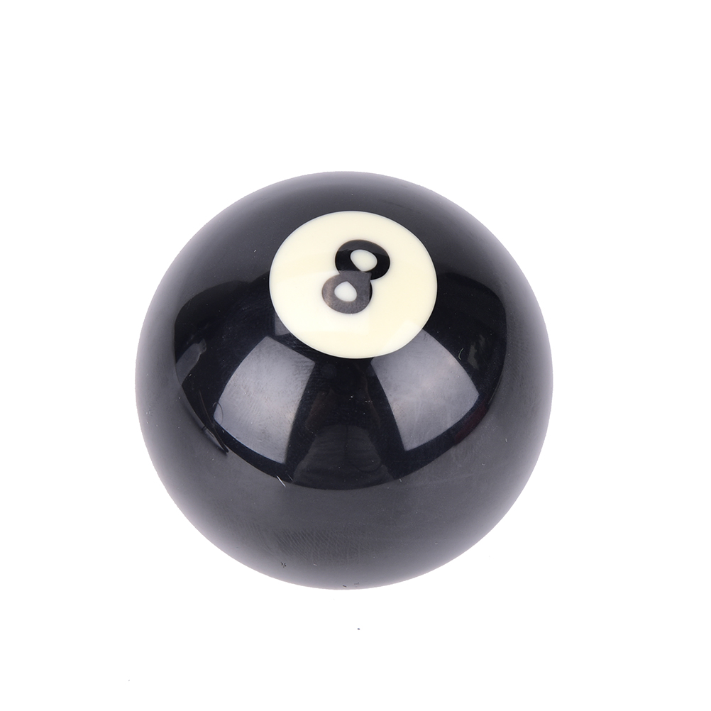 1 Pcs Zwart 8 Biljart Ballen Biljart Pool Ball Vervanging Acht Bal Standaard Reguliere Twee Size 52.5/57.2 Mm