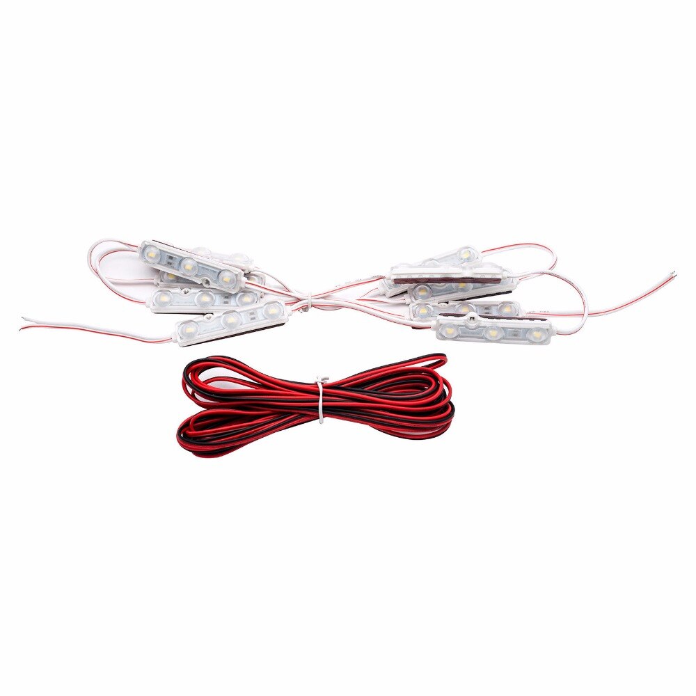 12V 30 Interior LED Super Bright White Light Kit Upgrade Package Kit for Van Camper Caravan Boat Car White Light