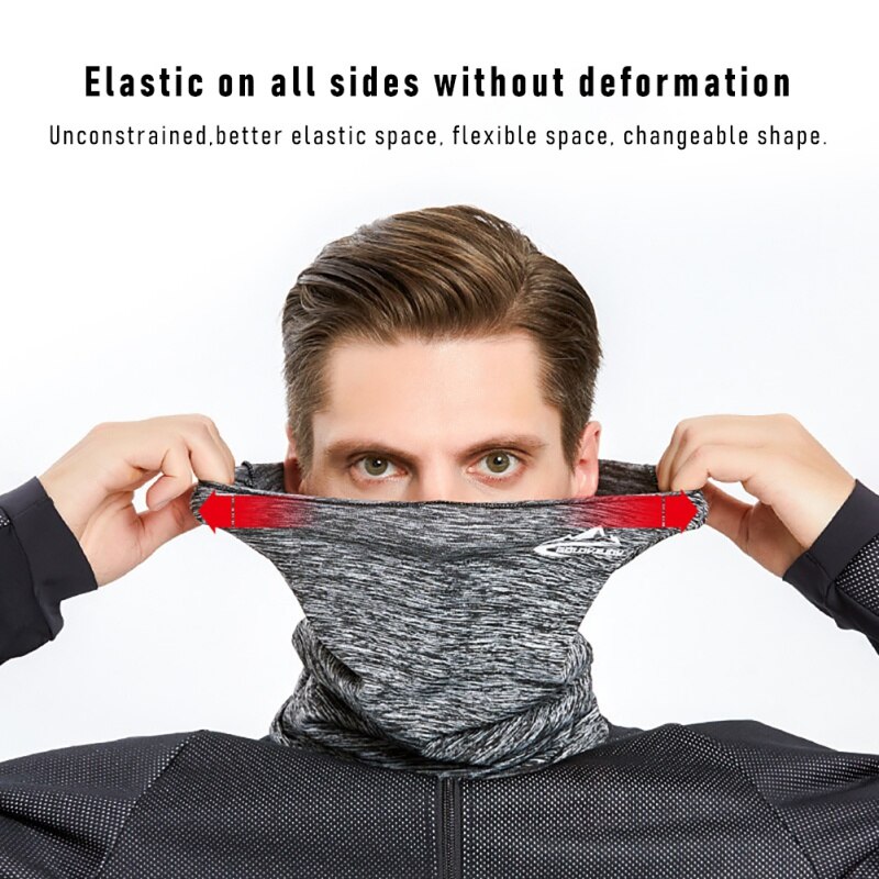 Masque foulard de vélo, cache-cou, cache-nez auto-chauffant pour la poussière, le vent, la moto, bandeau Bandana de cyclisme en plein air