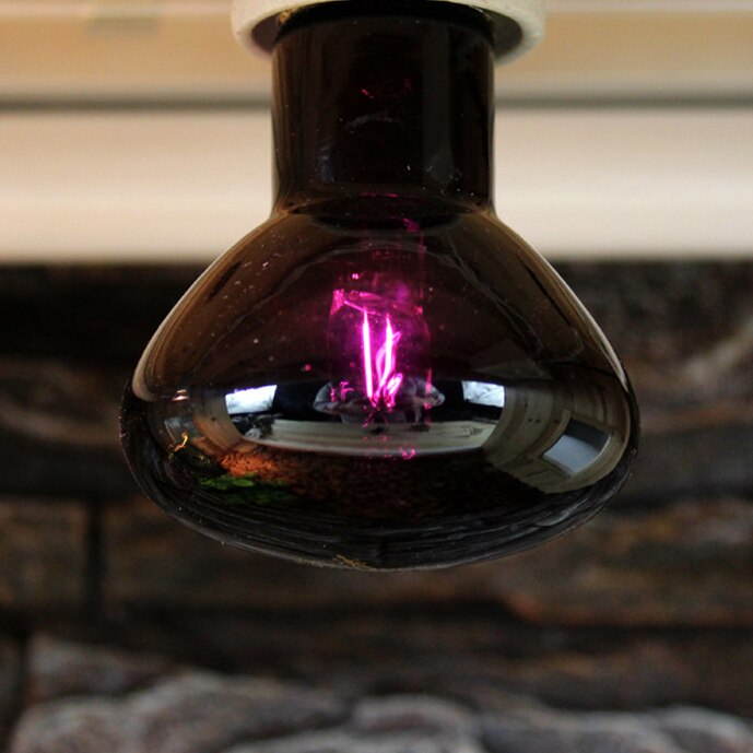 Reptile Tortoise Halogen Lamp Uva Night Light Heating Lamp Moonlight Heating Lamp 25W/50w/75W/100W Reptile Night Light