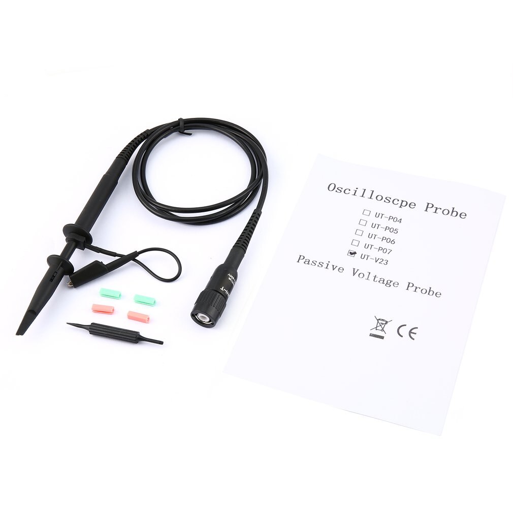 Passive Probe 100MHz Oscilloscope Part Measuring Osciloscopio Accessory Testing Tip 600V DC PKAC