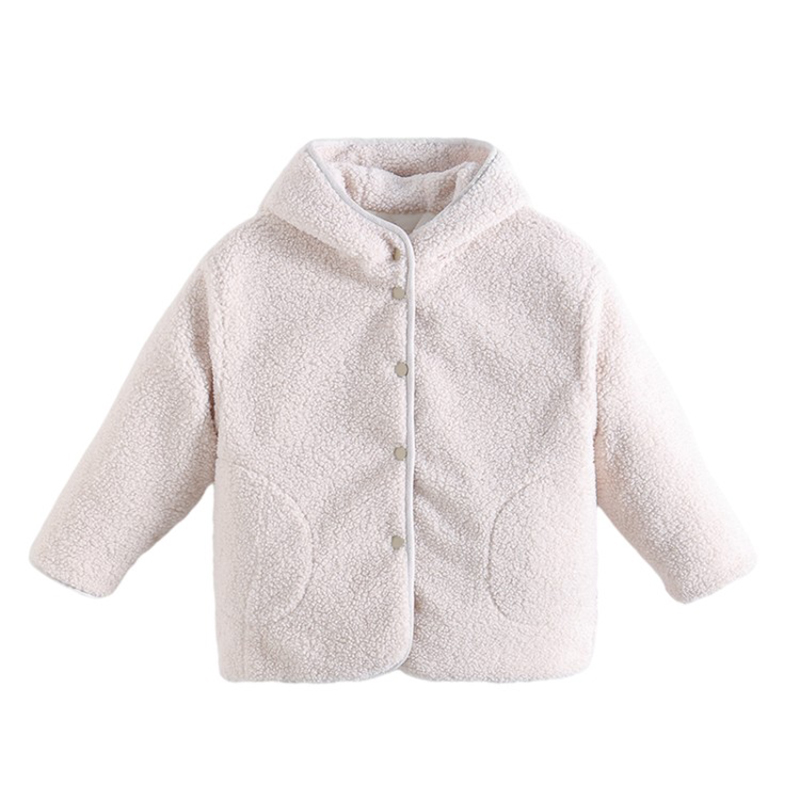 Cappotto invernale in lana per bambini in pile per ragazze regalo di natale più velluto con cappuccio per bambini giacche in Cashmere morbido caldo abbigliamento per bambini 4-12 anni