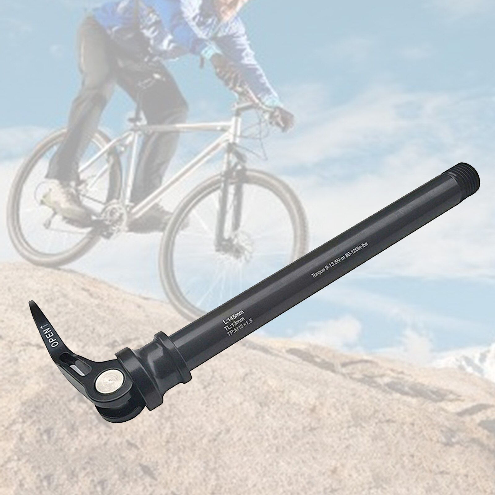 Road Bike Rear Thru Axle Release Hub Conversion Skewer Adapter for Bicycle