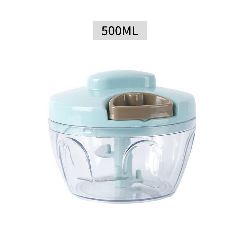 500Ml/900Ml Keuken Handmatige Vlees Snijmachine Hand-Power Voedsel Chopper Vleesmolen Mixer Blender Om Chop Vlees fruit Groente Noten Shredders: 500ML