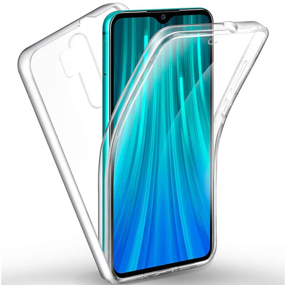 Xiaomi Redmi Note 8 Siliconen Case 360 Volledige Bescherming Transparant