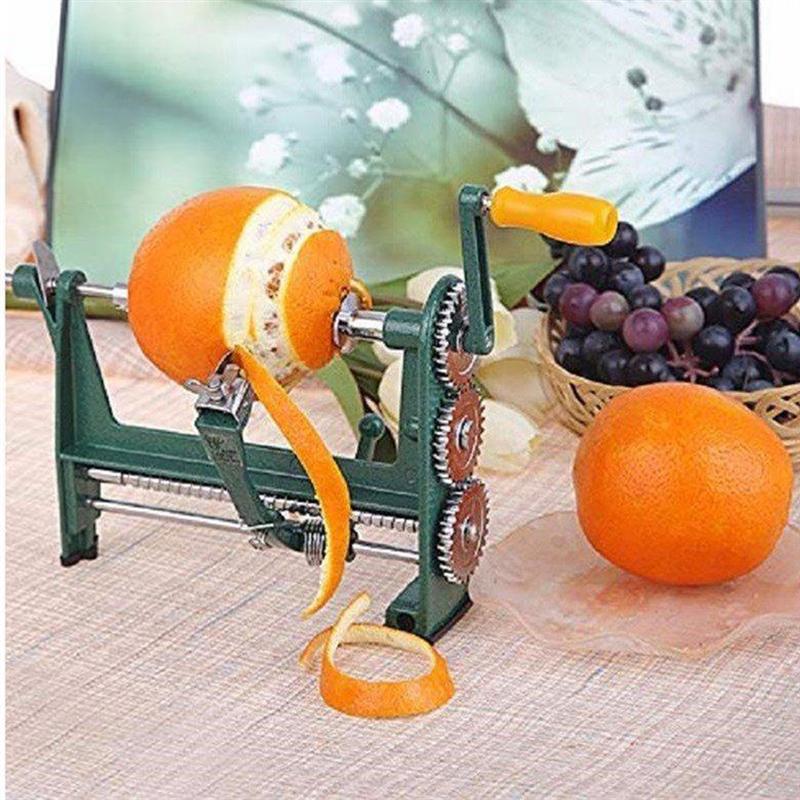 1PC Orange Peeler Durable Household Heavy Duty Hand-Cranked Vegatable Peel Remover Alloy Peelers Peeling Machine Apple Fruits