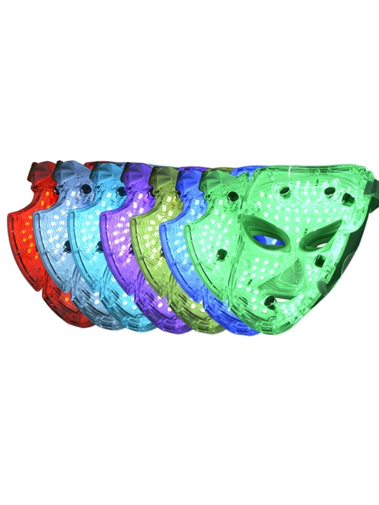7 Colors Light Beauty Photon LED Facial Mask Therapy Rejuvenation Wrinkle Acne